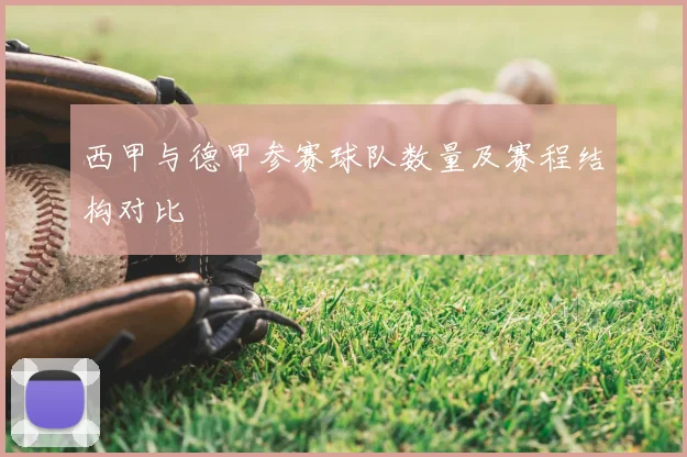 西甲与德甲参赛球队数量及赛程结构对比